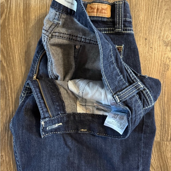 Levi's Denim - Levi's Dark Blue Straight Leg Jeans 524